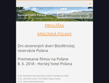 Tablet Screenshot of chkopolana.eu